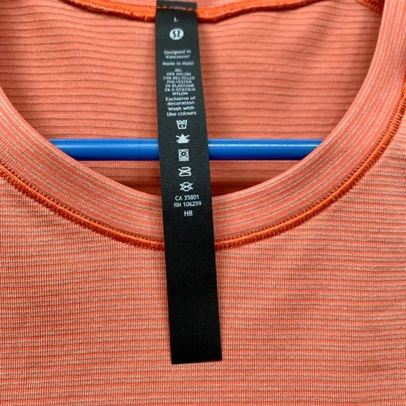 Brand new WO tags Men’s Large Lululemon Metal Vent Tech Short Sleeve Shirt 2.0 - Picture 2 of 3